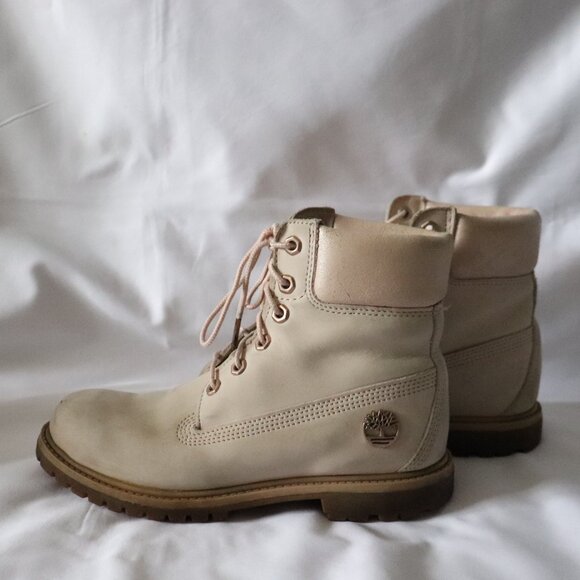 Timberland Womens Pink Linden Woods Leather Waterproof Lace Up Outdoor Boots - Picture 4 of 12